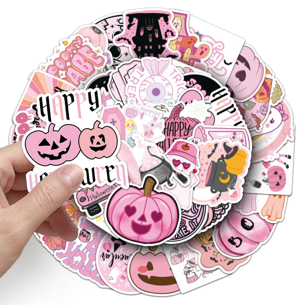Lunira - Halloween Pink 50-Piece Sticker Pack