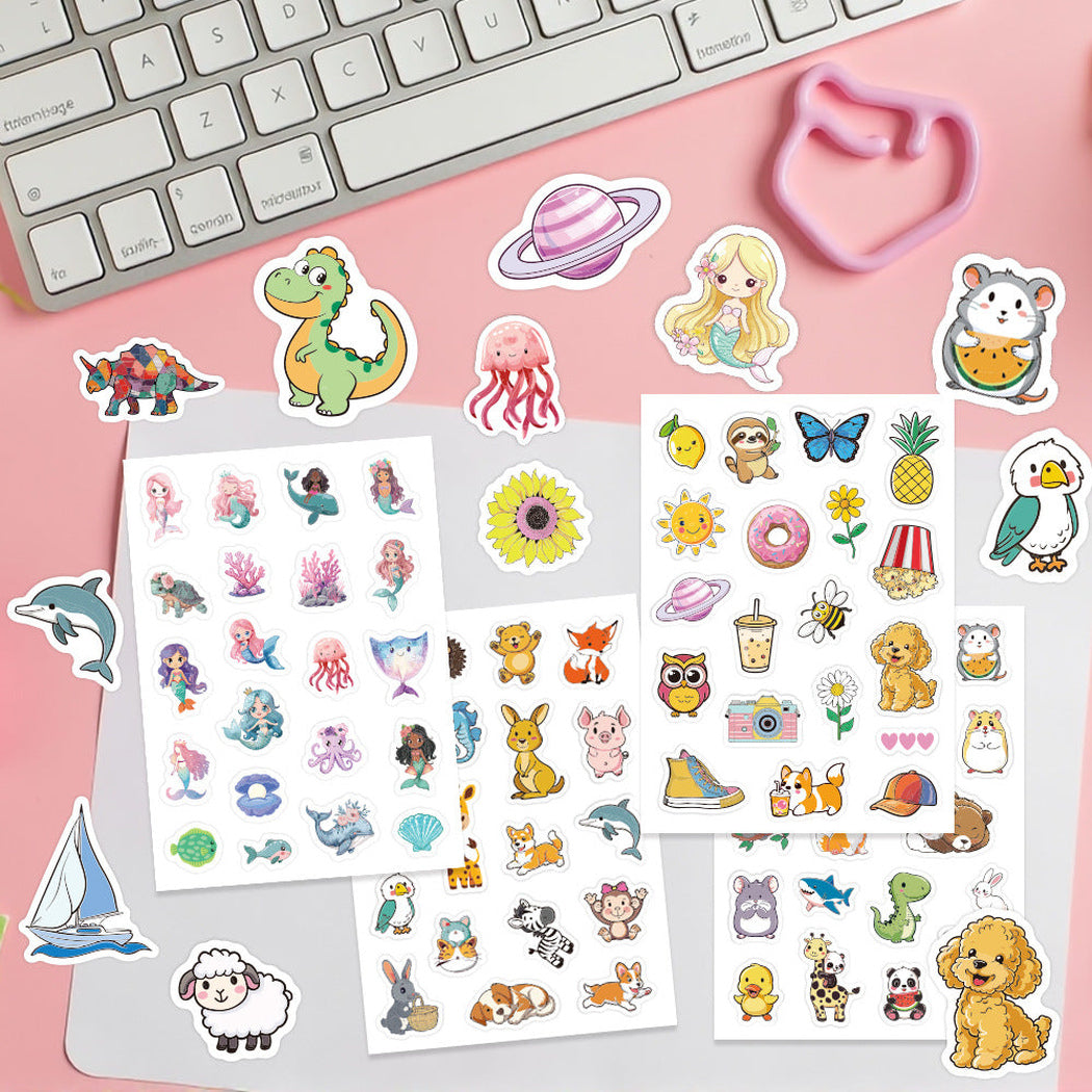 Lunira - Cartoon Doodle 200-Piece Sticker Pack
