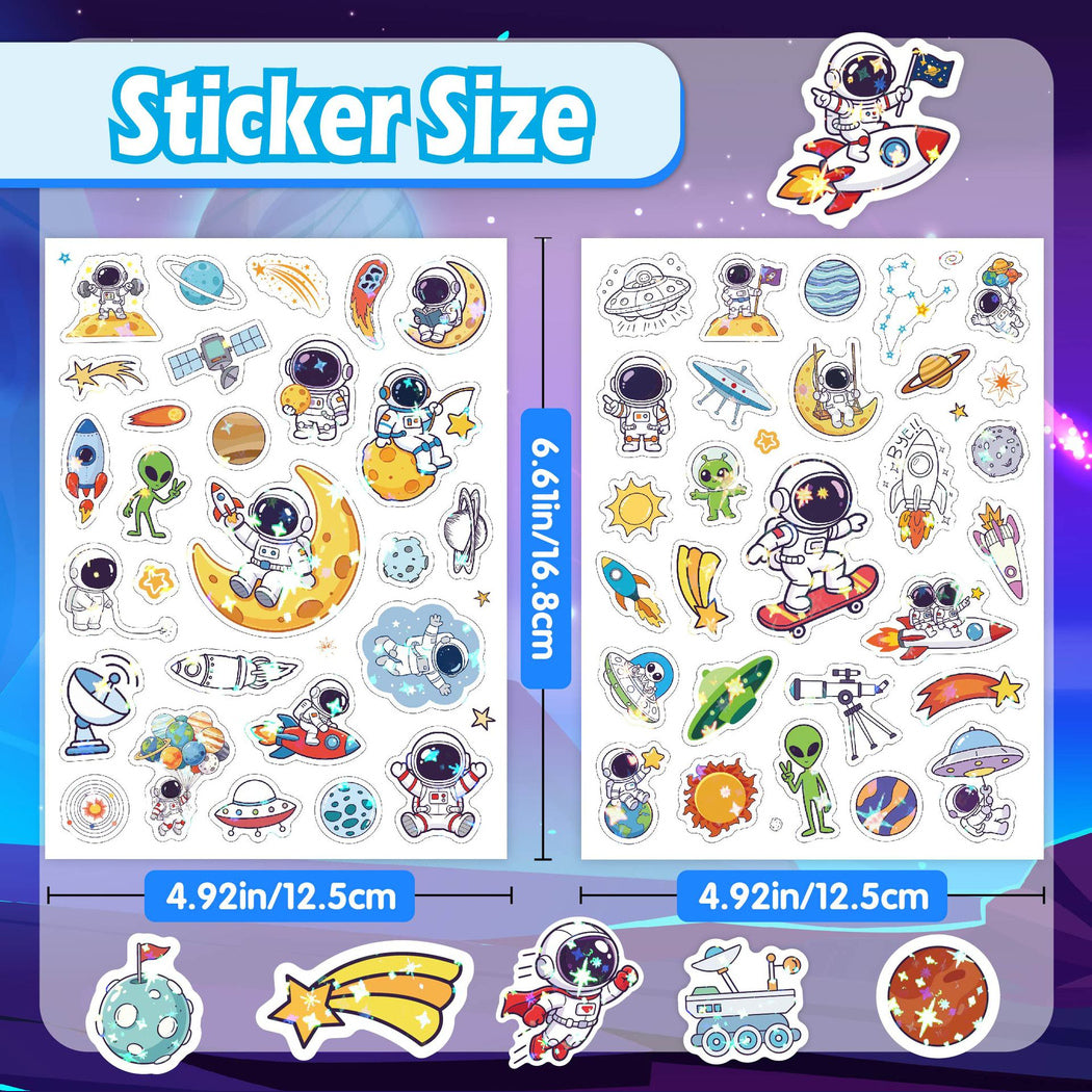 Lunira - Space Astronaut 225-Piece Sticker Pack