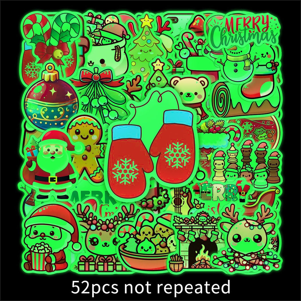 Lunira - Christmas Green 52-Piece Sticker Pack