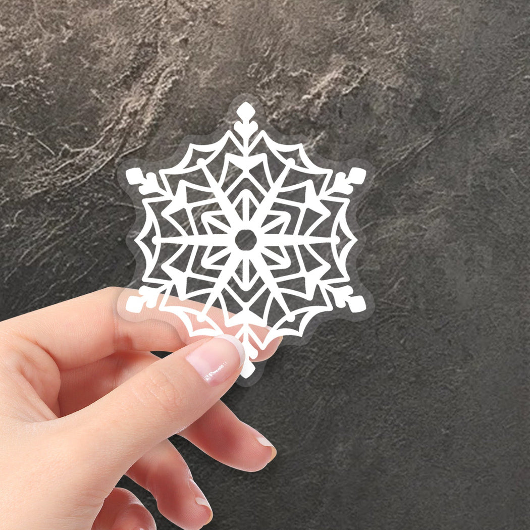 Lunira - Christmas Window Snowflake 50-Piece Sticker Pack
