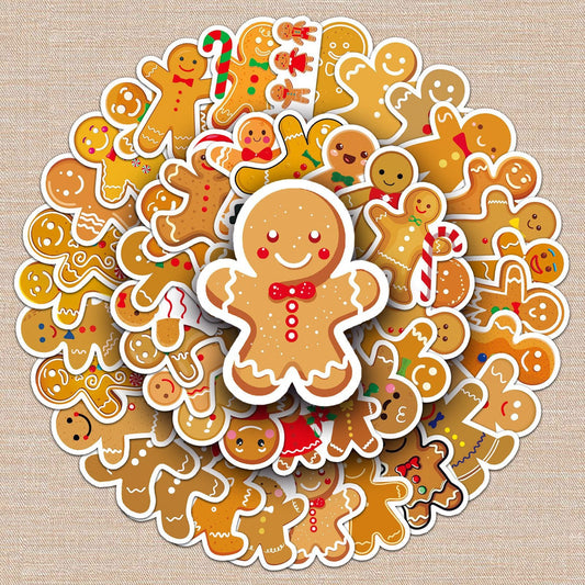 Lunira - Christmas Gingerbread 50-Piece Sticker Pack