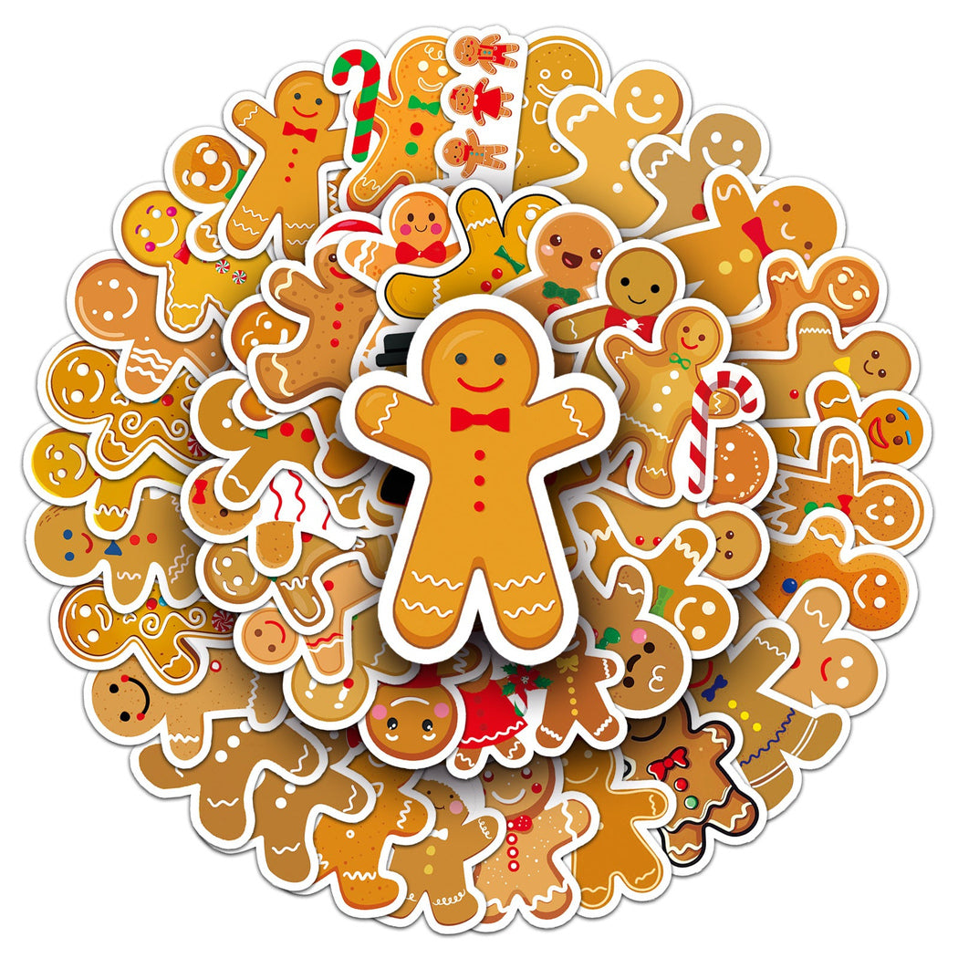 Lunira - Christmas Gingerbread 50-Piece Sticker Pack