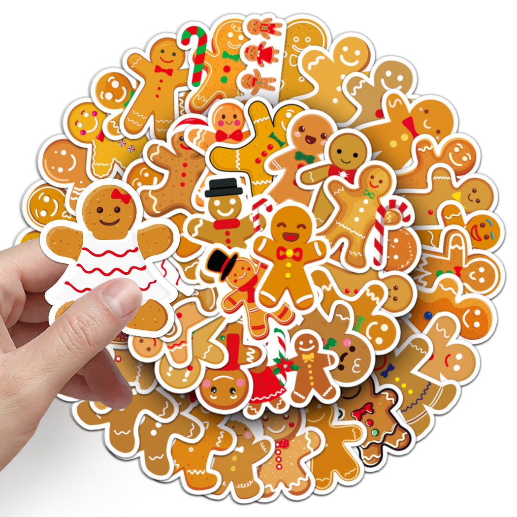 Lunira - Christmas Gingerbread 50-Piece Sticker Pack