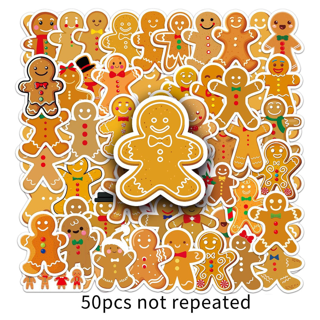 Lunira - Christmas Gingerbread 50-Piece Sticker Pack