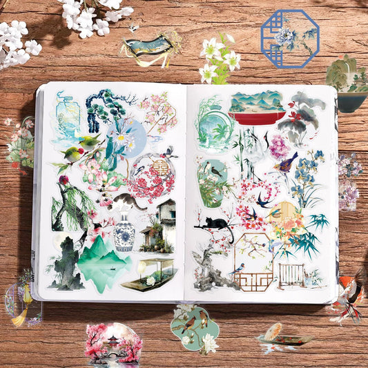 Lunira - Landscape Ink-Wash 50-Piece Sticker Pack