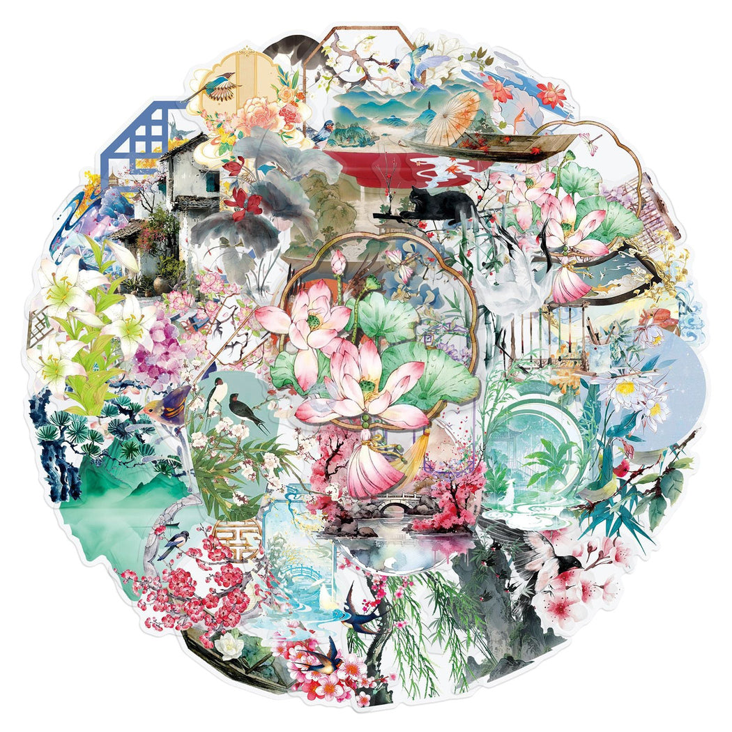 Lunira - Landscape Ink-Wash 50-Piece Sticker Pack