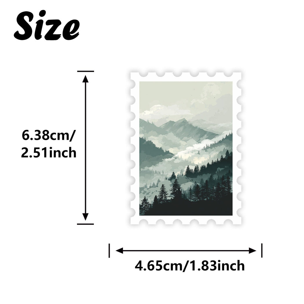Lunira - Landscape Ink-Wash 36-Piece Sticker Pack