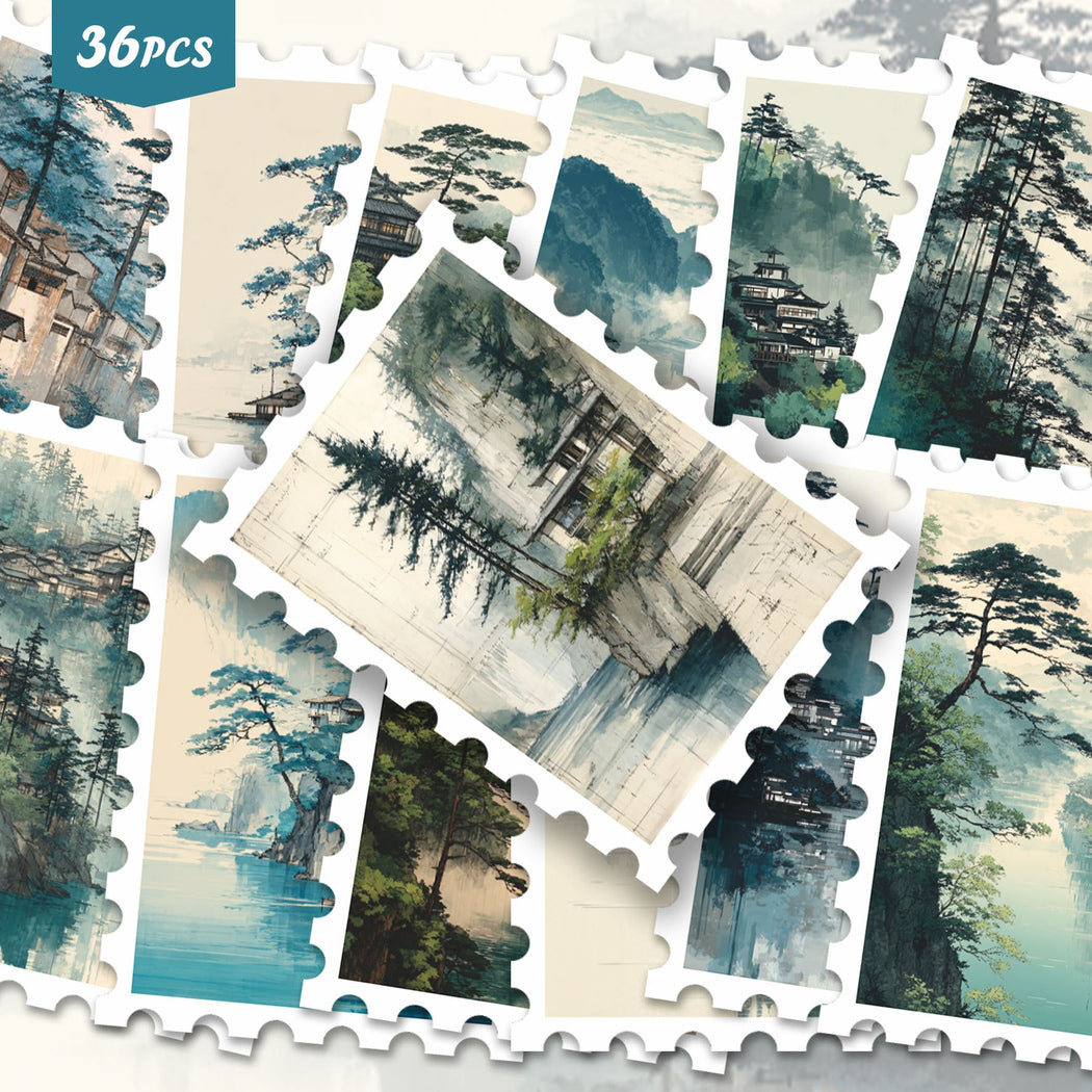 Lunira - Landscape Pavilion 36-Piece Sticker Pack