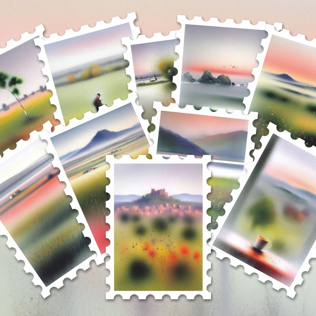 Lunira - Landscape Gradient 36-Piece Sticker Pack