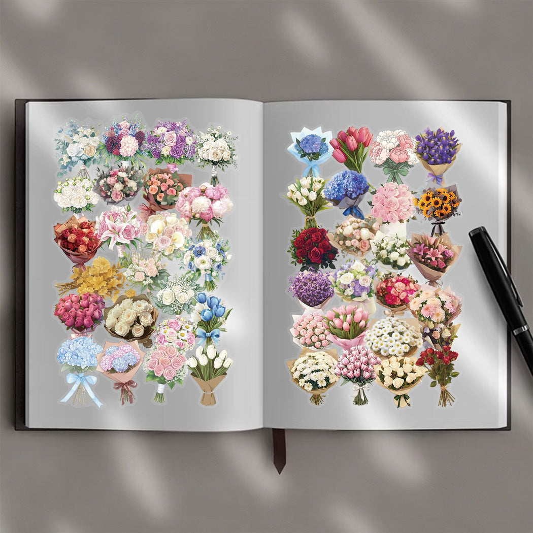 Lunira - Botanical Journaling 50-Piece Sticker Pack