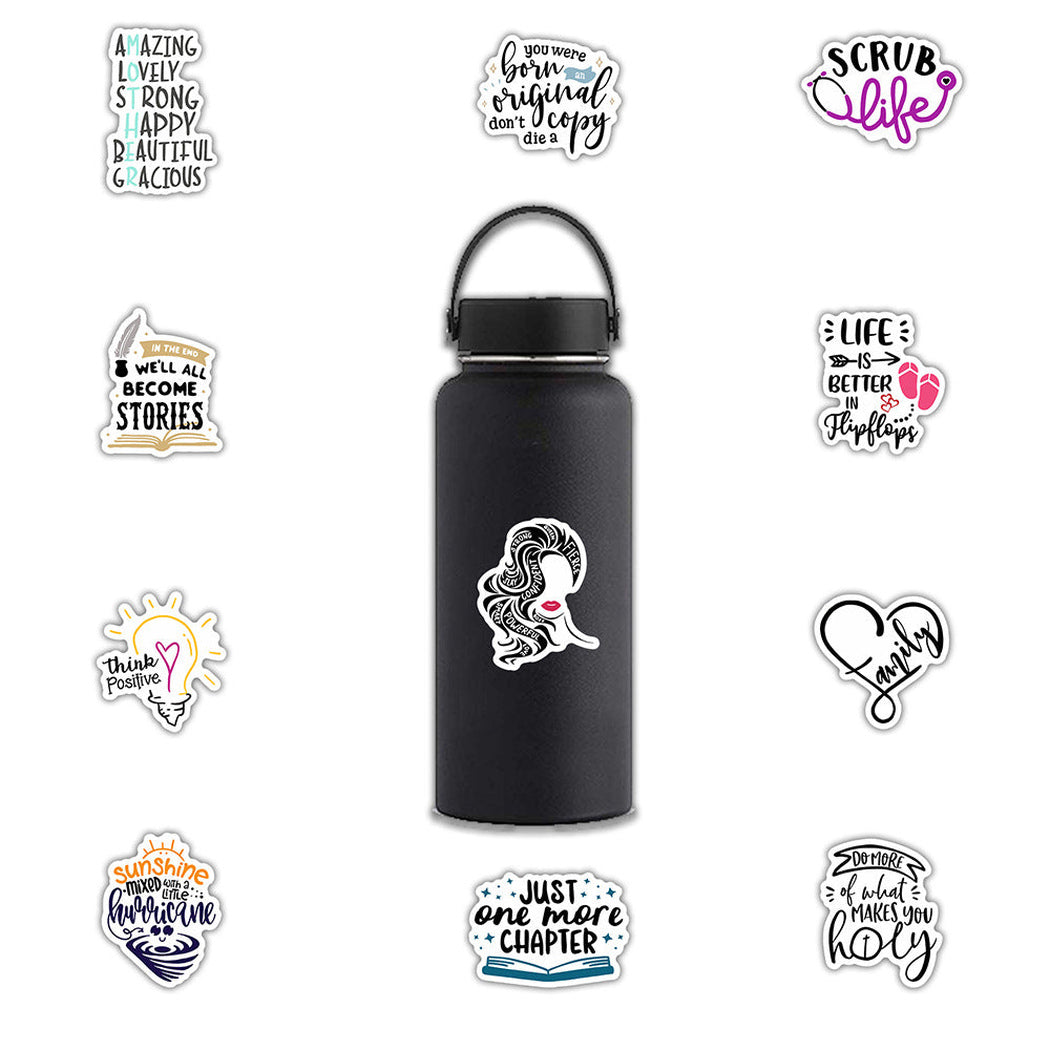 Lunira - Motivational Quote 50-Piece Sticker Pack