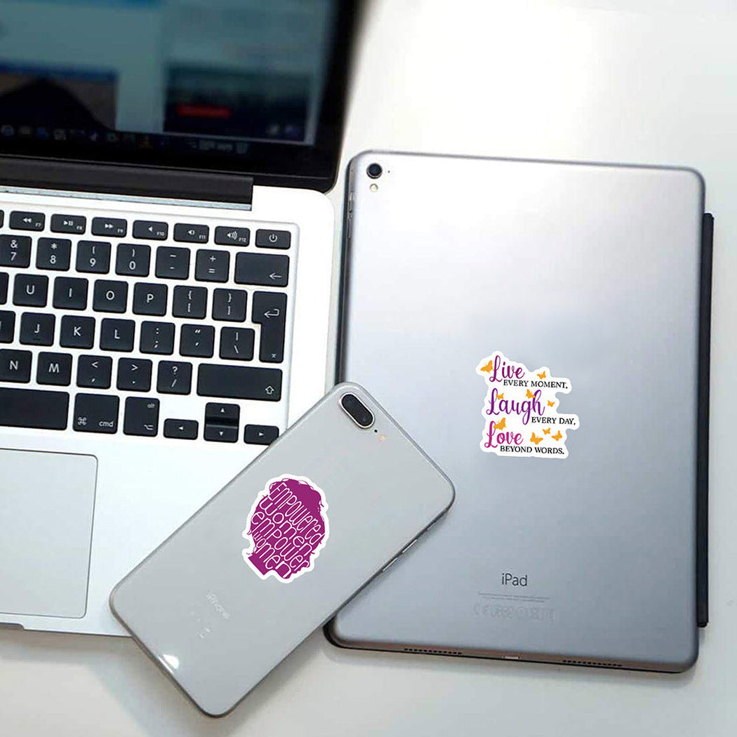 Lunira - Motivational Quote 50-Piece Sticker Pack