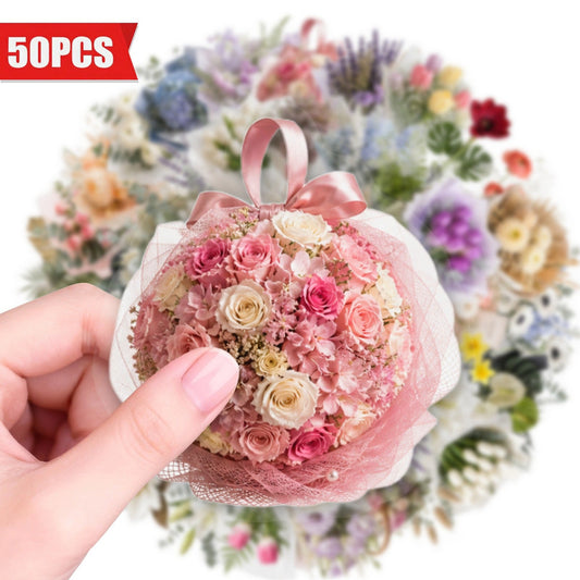 Lunira - Bouquet Clear 50-Piece Sticker Pack