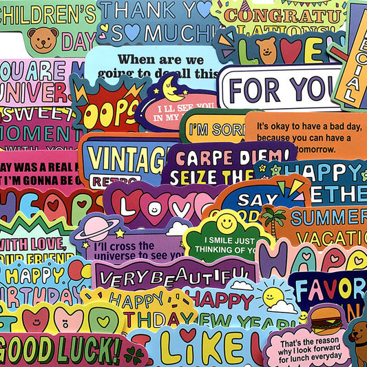 Lunira - Label Vintage 55-Piece Sticker Pack