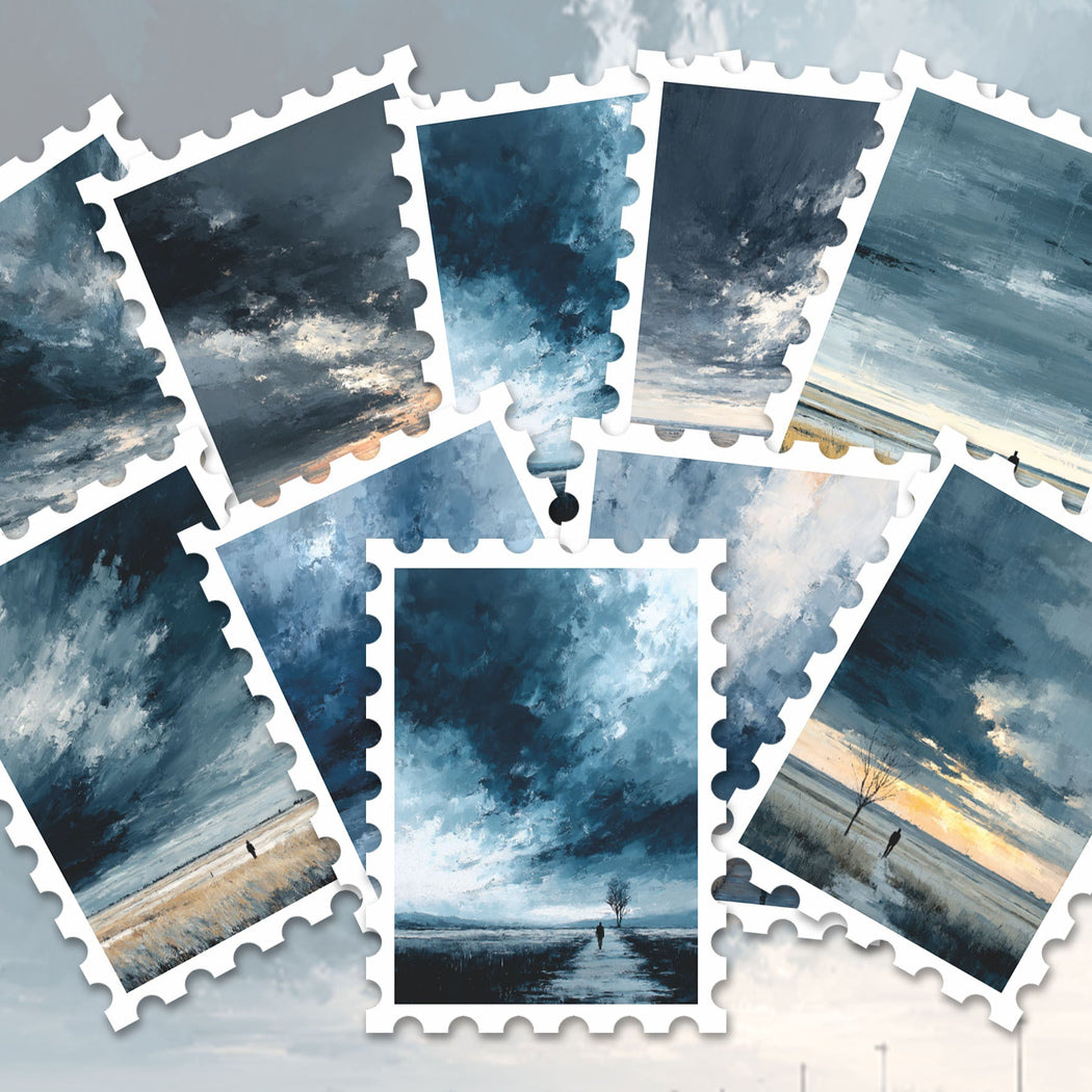 Lunira - Landscape Blue 36-Piece Sticker Pack