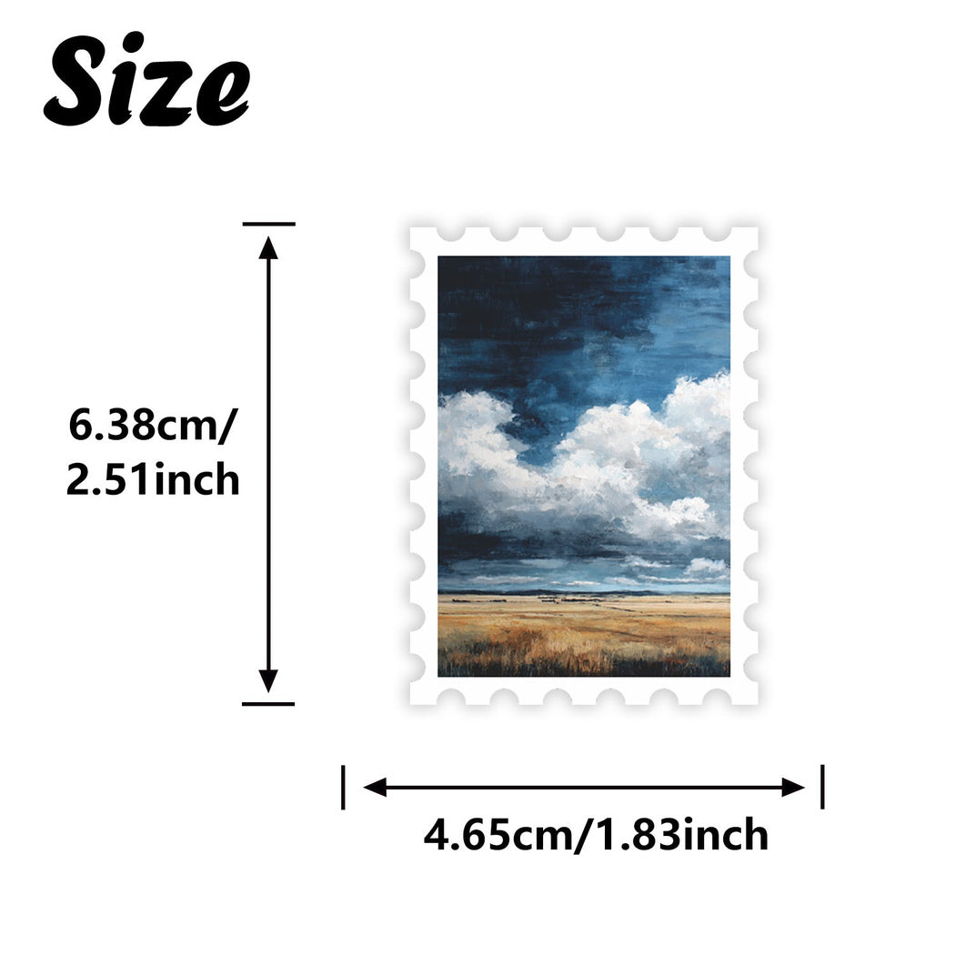 Lunira - Landscape Blue 36-Piece Sticker Pack