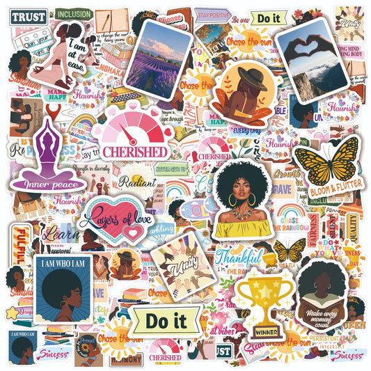 Lunira - Motivational Journaling 50-Piece Sticker Pack