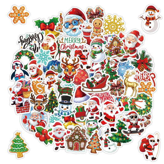 Lunira - Christmas Santa 50-Piece Sticker Pack