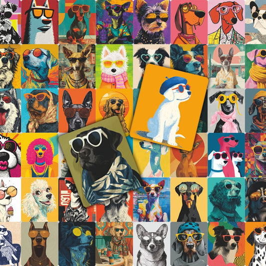 Lunira - Dog Journaling 50-Piece Sticker Pack