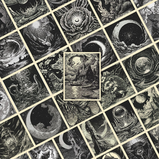 Lunira - Woodland Animal Gothic 40-Piece Sticker Pack
