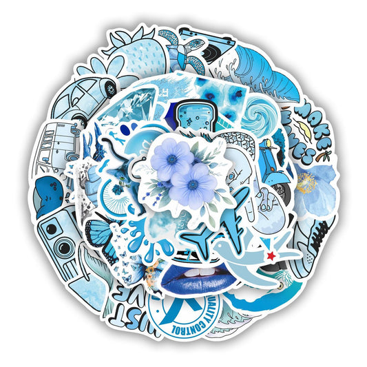 Lunira - Ocean Animal Floral 50-Piece Sticker Pack