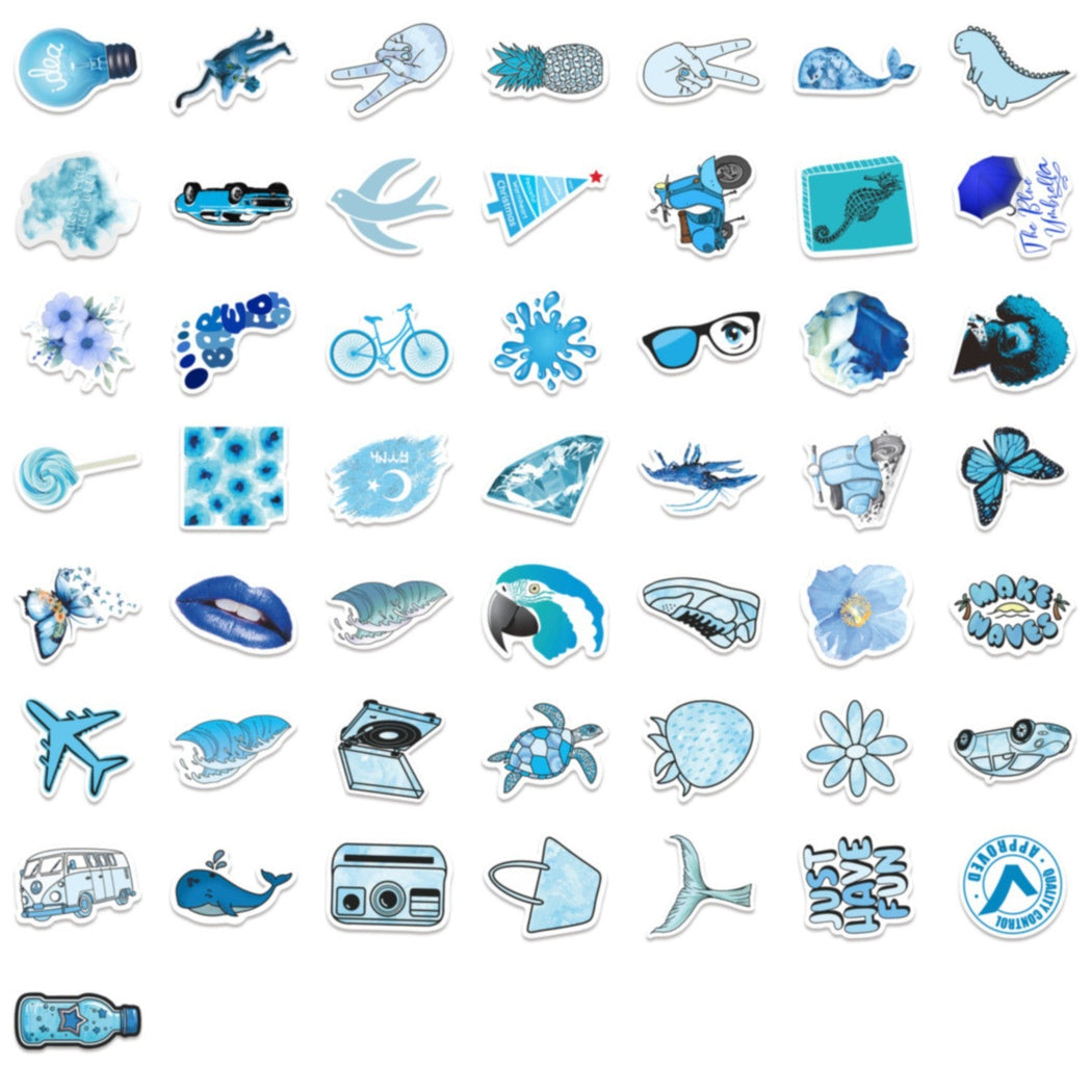 Lunira - Ocean Animal Floral 50-Piece Sticker Pack