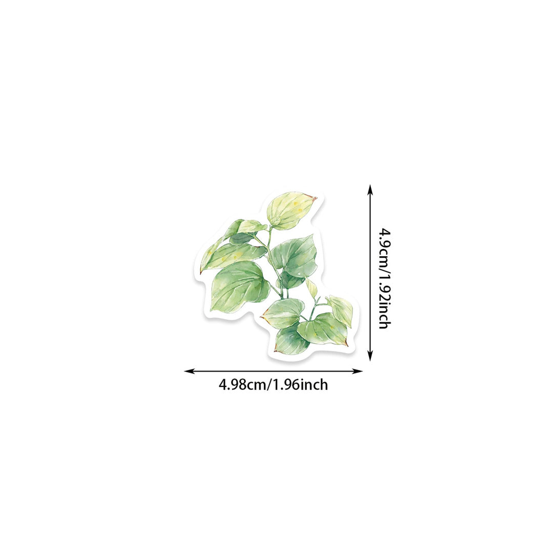 Lunira - Botanical Floral PVC Paper Stickers pack