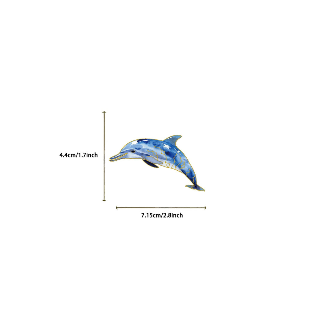Lunira - Dolphin Whale Starfish Decorative Stickers pack