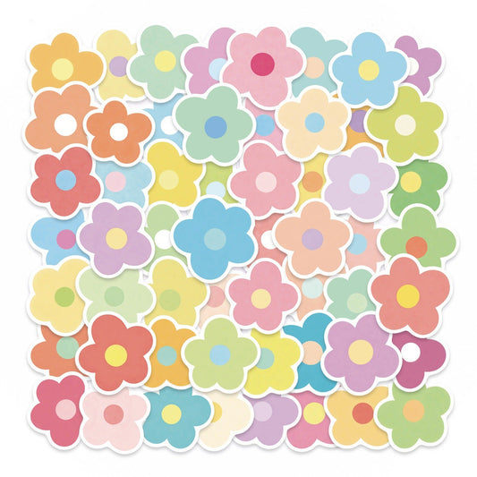 Lunira - Pastel Minimal-Flower Sticker